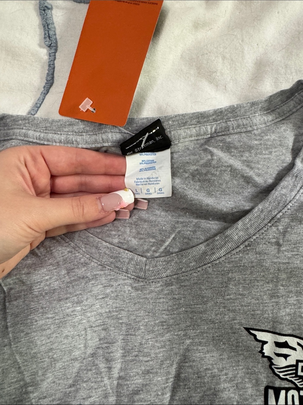 Harley-Davidson Gray Mothman Long-Sleeve Tee - Picture 2 of 3